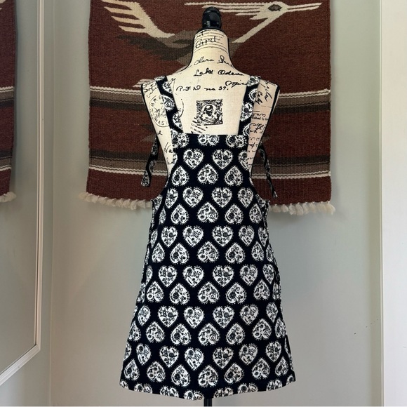 Lucy & Yak Mini Pini Corduroy Heart Print Dress - Picture 5 of 12